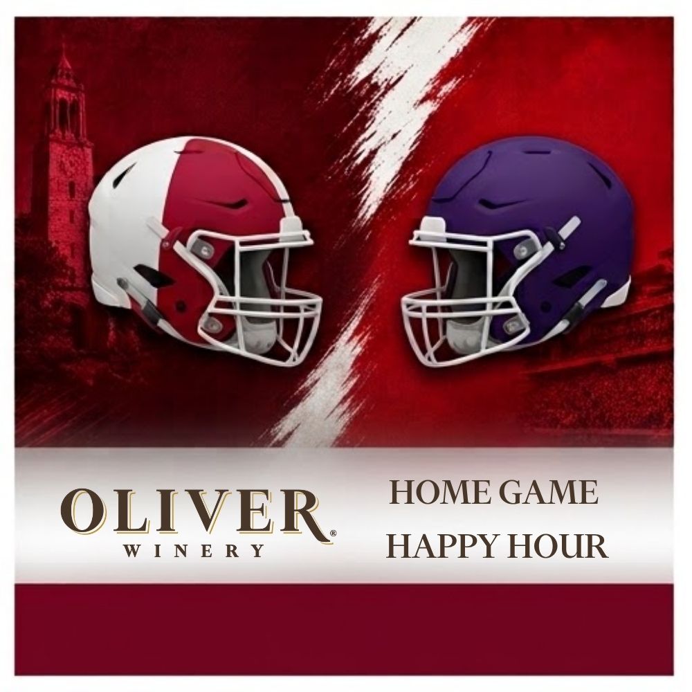 Oliver Winery Home Game Happy Hour
