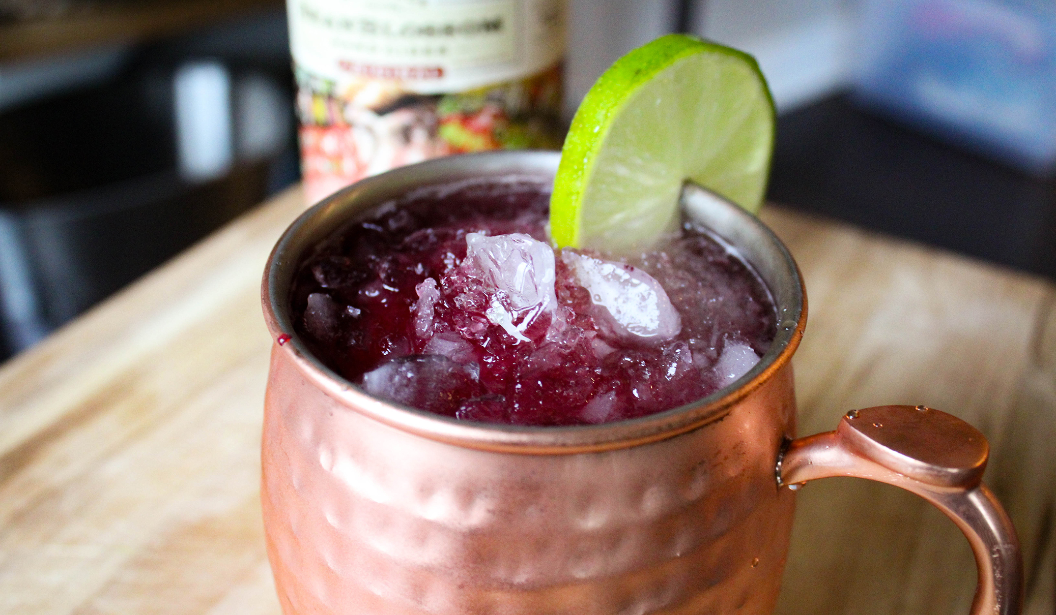 Beanblossom Original Cider | Cranberry Cider Mule Cocktail