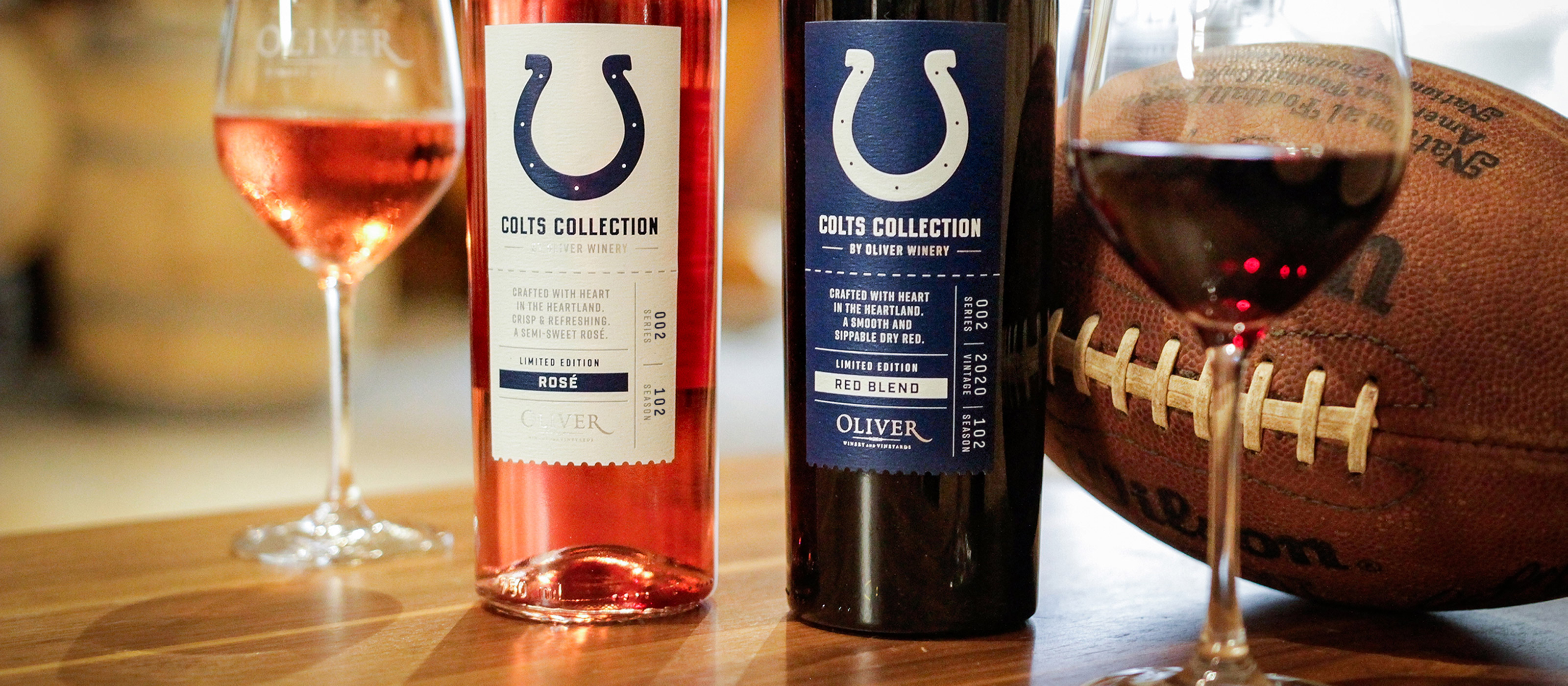 Colts Collection by Oliver Winery wines in the cellar