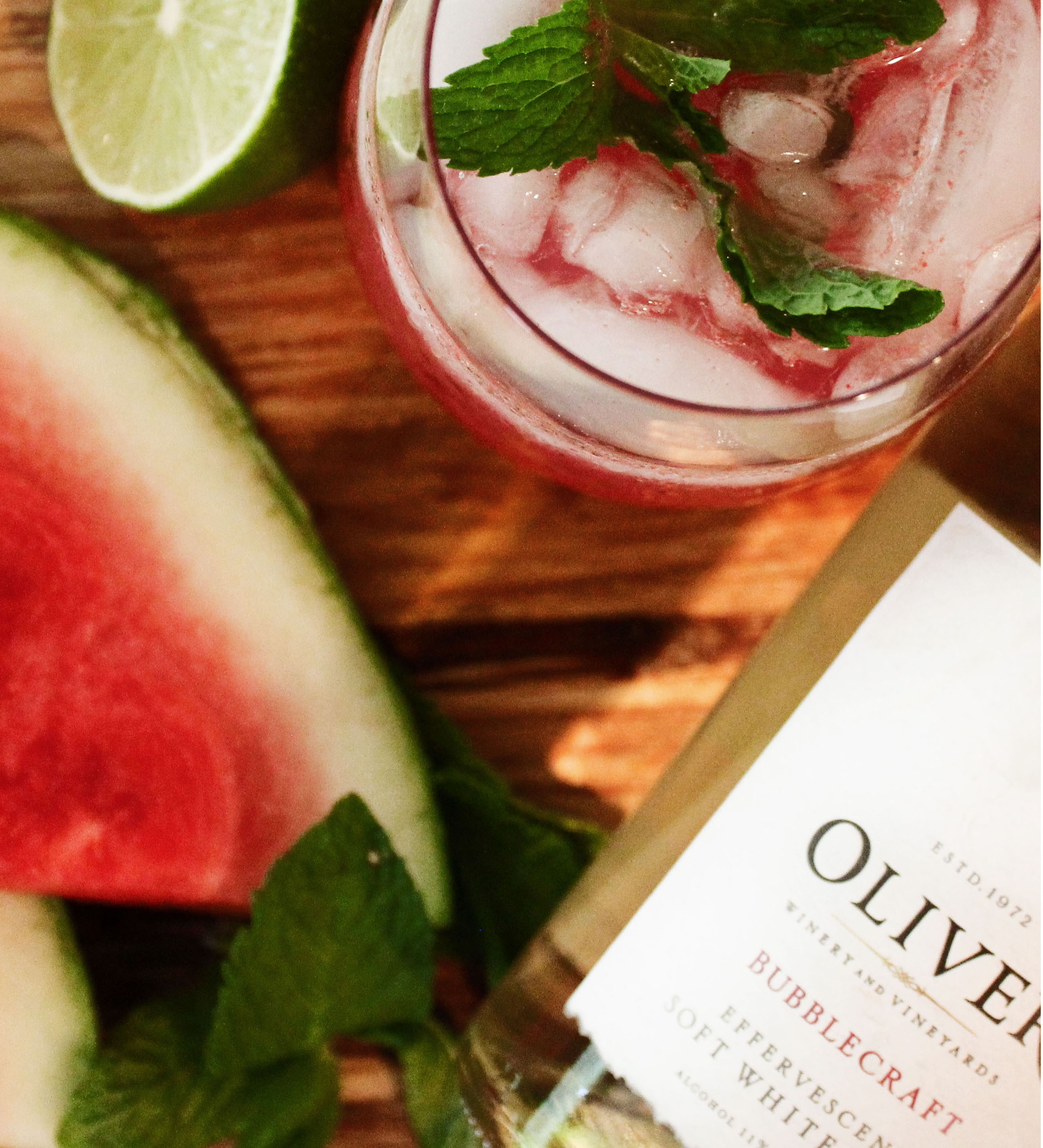 Watermelon Cooler Sparkling Wine Cocktail Recipe