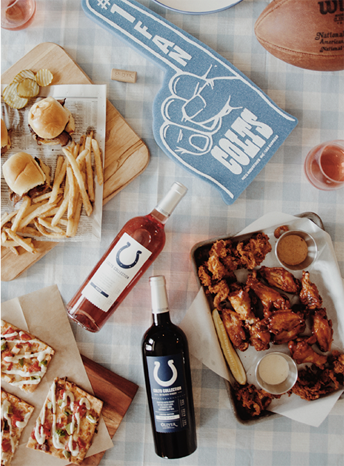 Colts wines tailgate pairing