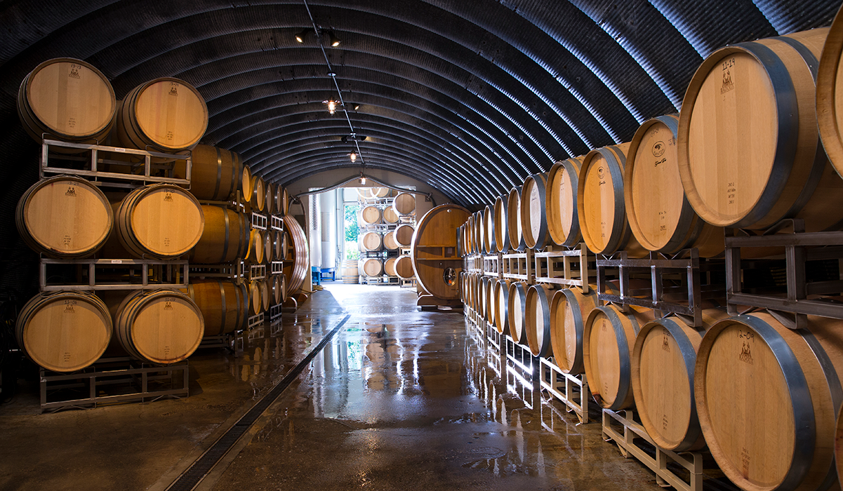 Oliver Winery cellar