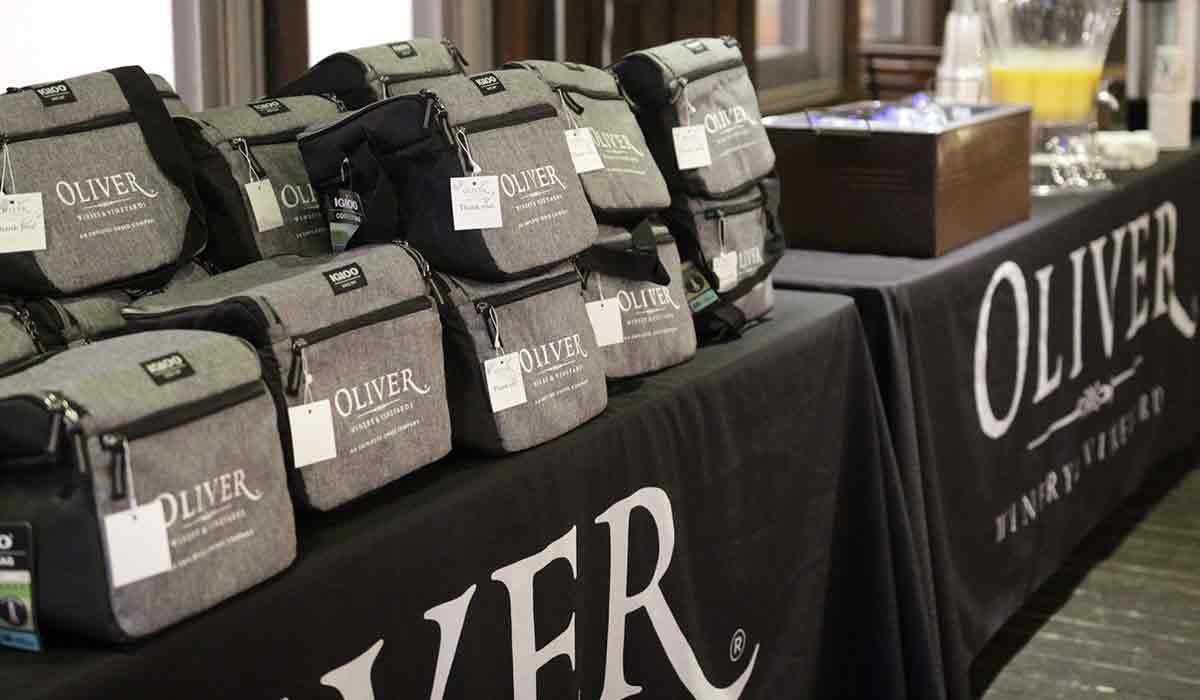 The to-go setup for Oliver's ESOP breakfast.