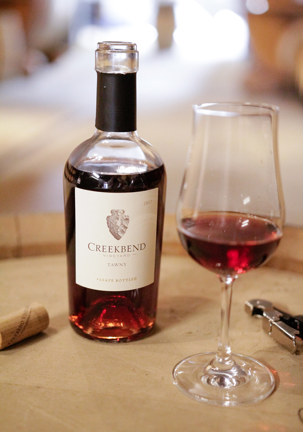 Creekbend Tawny Port 2017 in the cellar