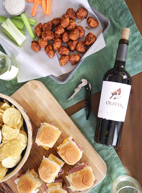Oliver Dry Red Blend Game Pairings
