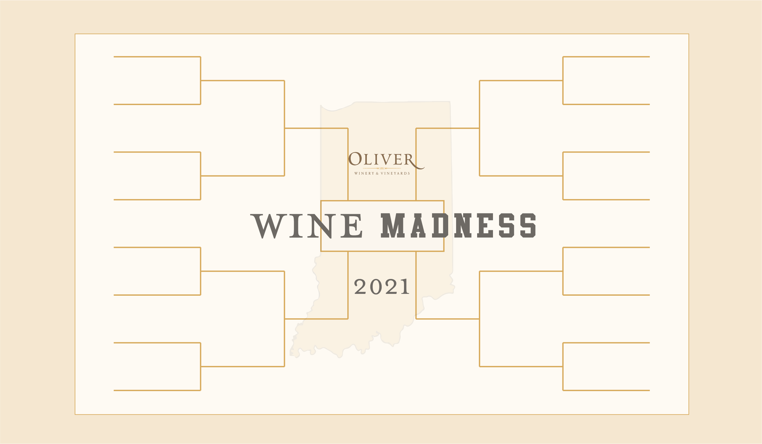 Oliver Winery Wine Madness Bracket Challenge 2021