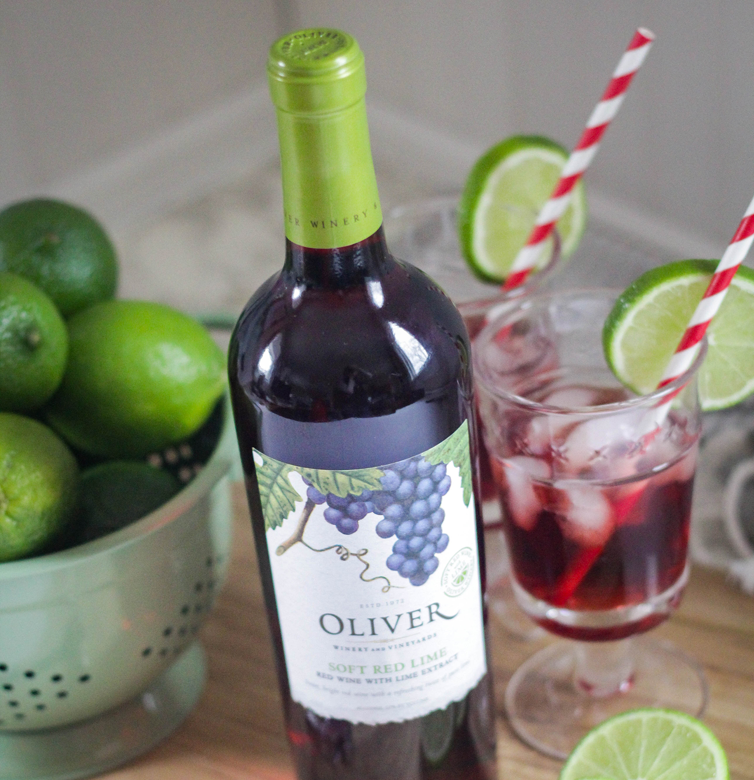 Soft Red Lime sweet red wine, the newest in our Soft Wine Collection