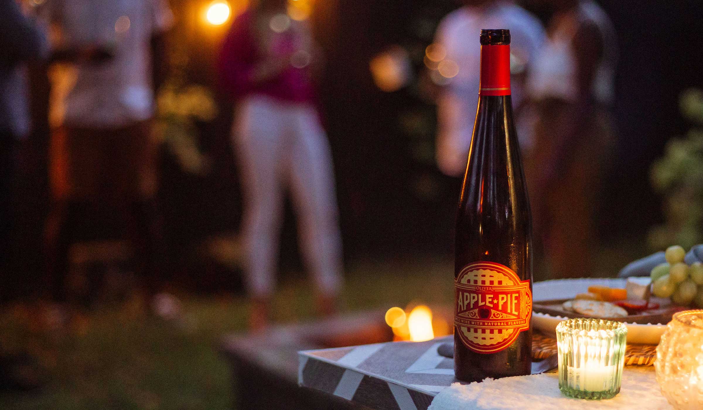 Oliver Winery Apple Pie, a limited time wine available only in the fall