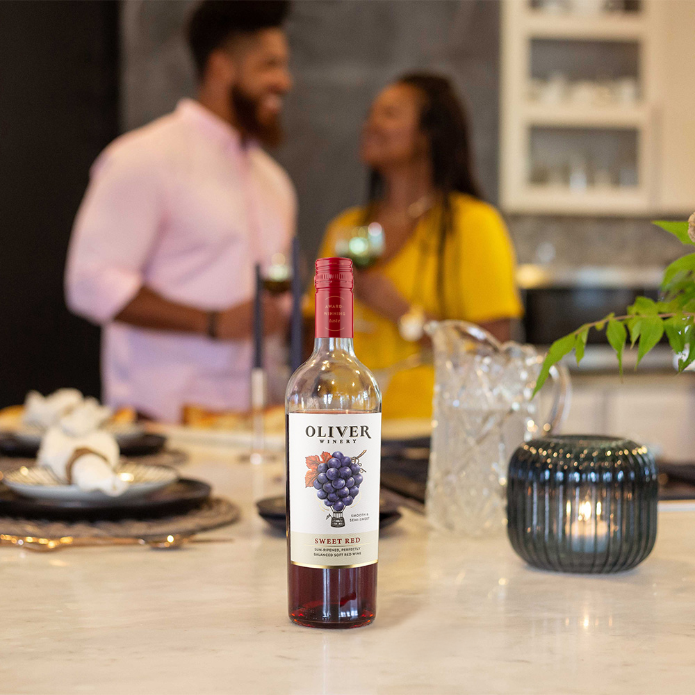Oliver Winery's Sweet Red wine is one of the best-selling sweet wines in the U.S.