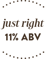 Just Right 11% ABV