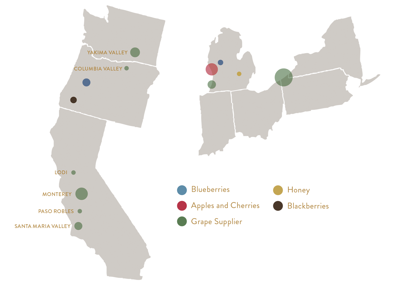 Sourcing great fruit from the best growers in the U.S.