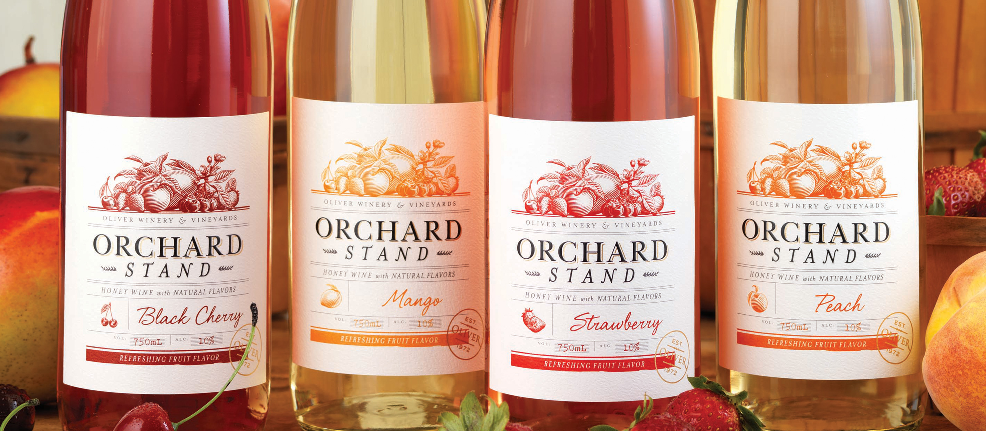 Orchard Stand Sweet Fruity Wines, Made With Honey
