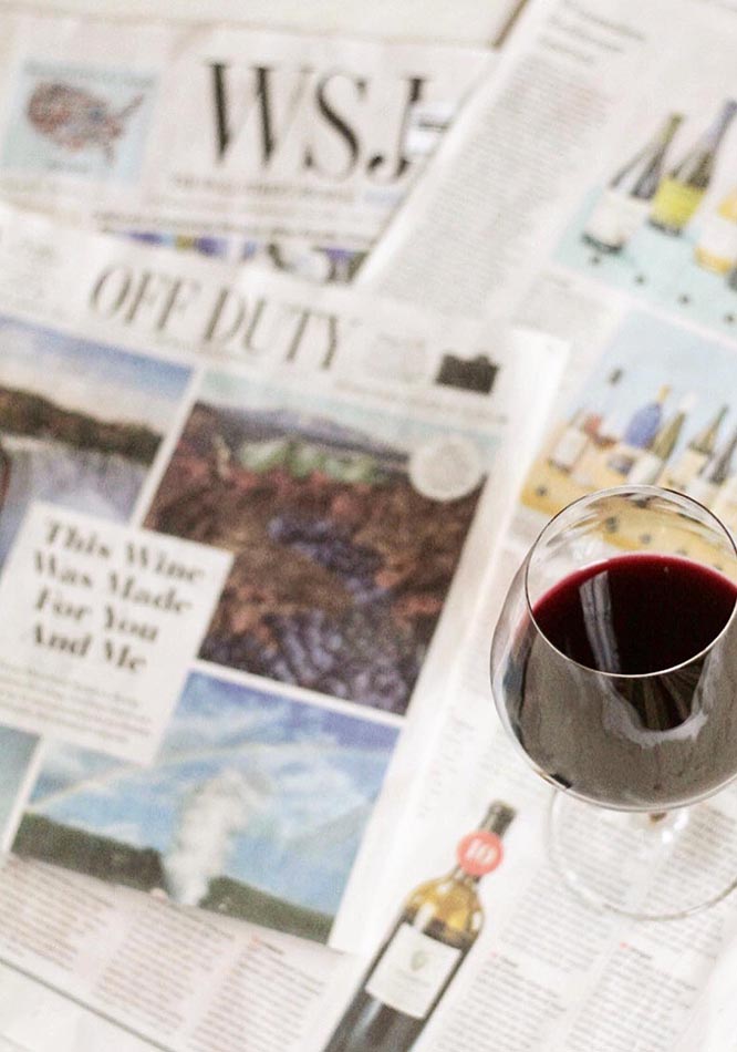 Oliver Winery Creekbend Crimson Cabernet in the Wall Street Journal