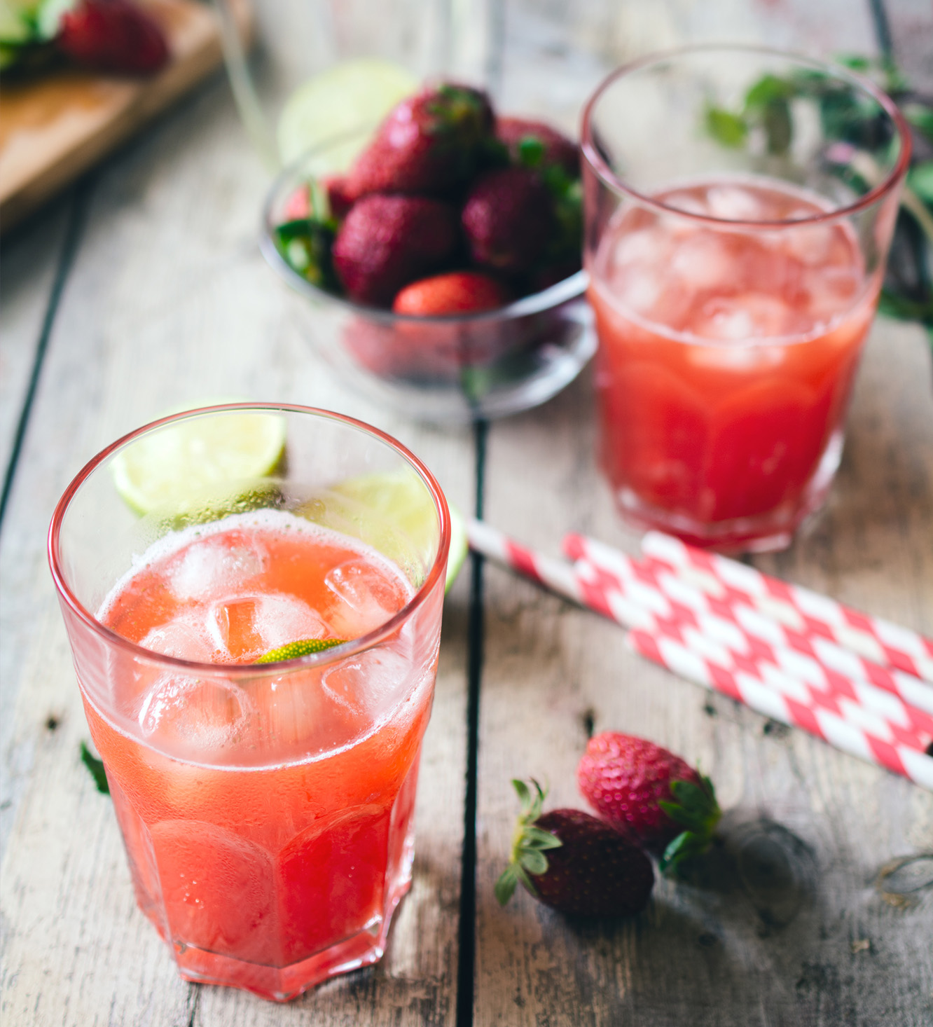 Strawberry Thrills Honey Wine Cocktail Recipe