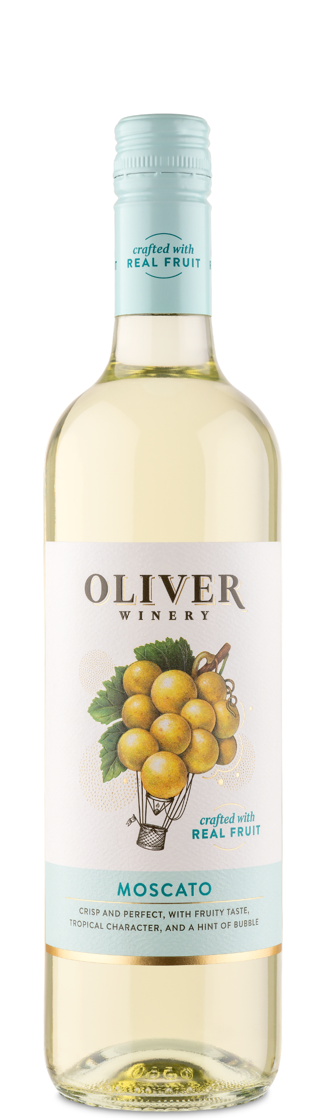 Oliver Vine Series Moscato. Bottle Shot