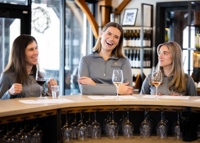 Oliver Winery Cycling Team Tasting