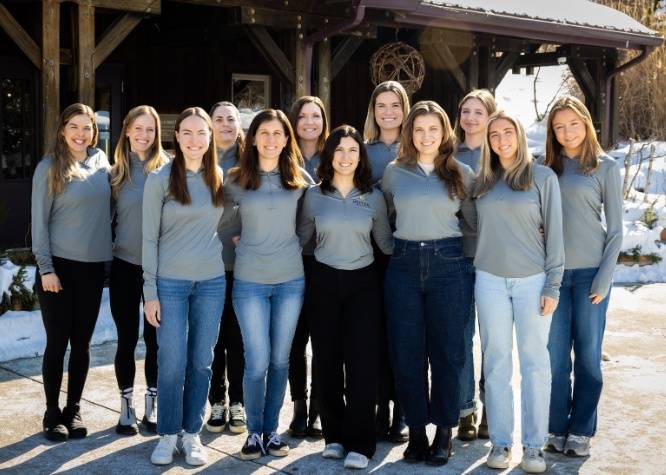 Oliver Winery Cycling Team cheers