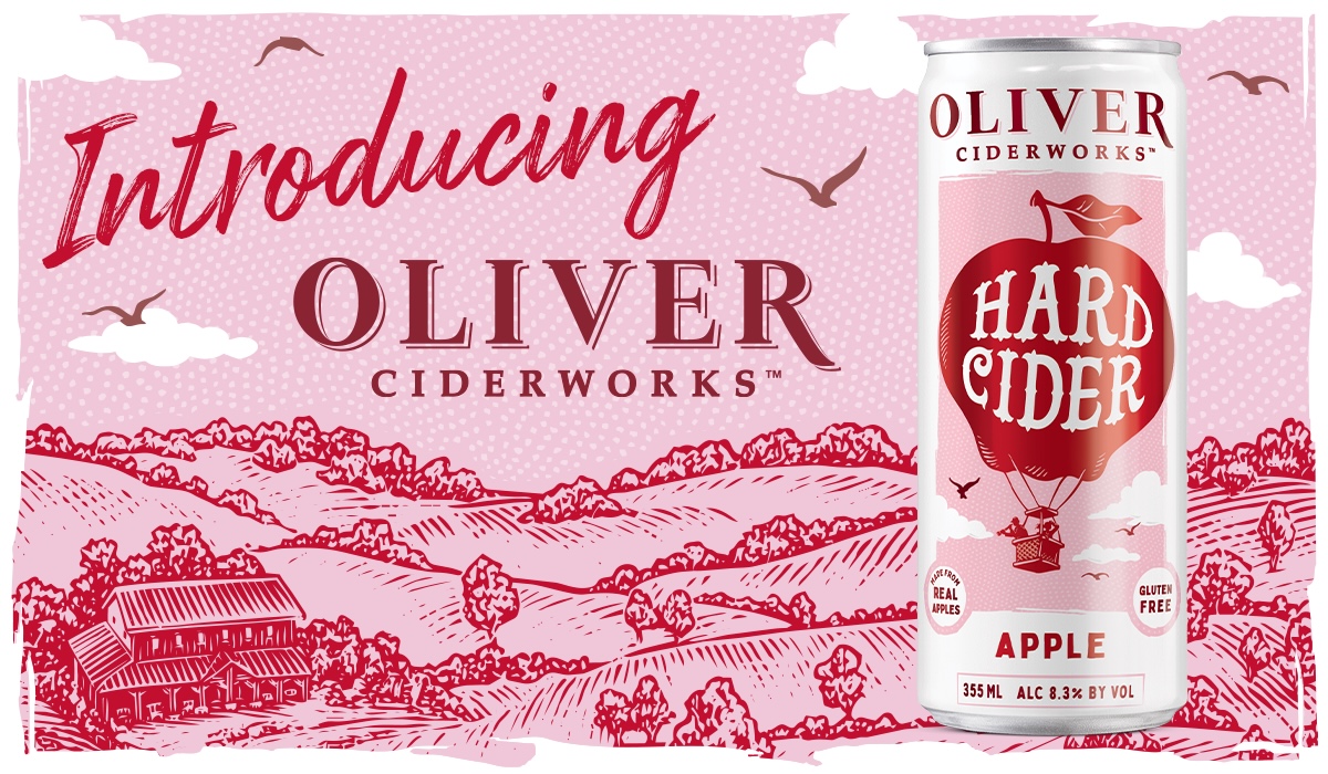 Oliver Ciderworks™ Cans and Cartons
