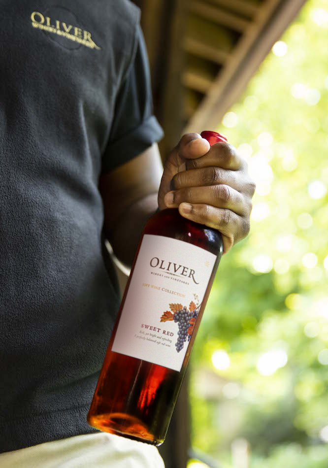 Oliver Winery's Sweet Red wine is one of the best-selling sweet wines in the U.S.